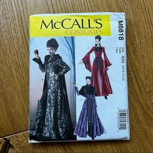 Modern queen costume sewing pattern